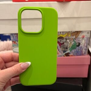 BRAT Green iPhone 15 pro Phone Case